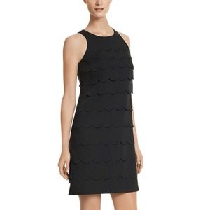 Scalloped Black Dress - WHBM
